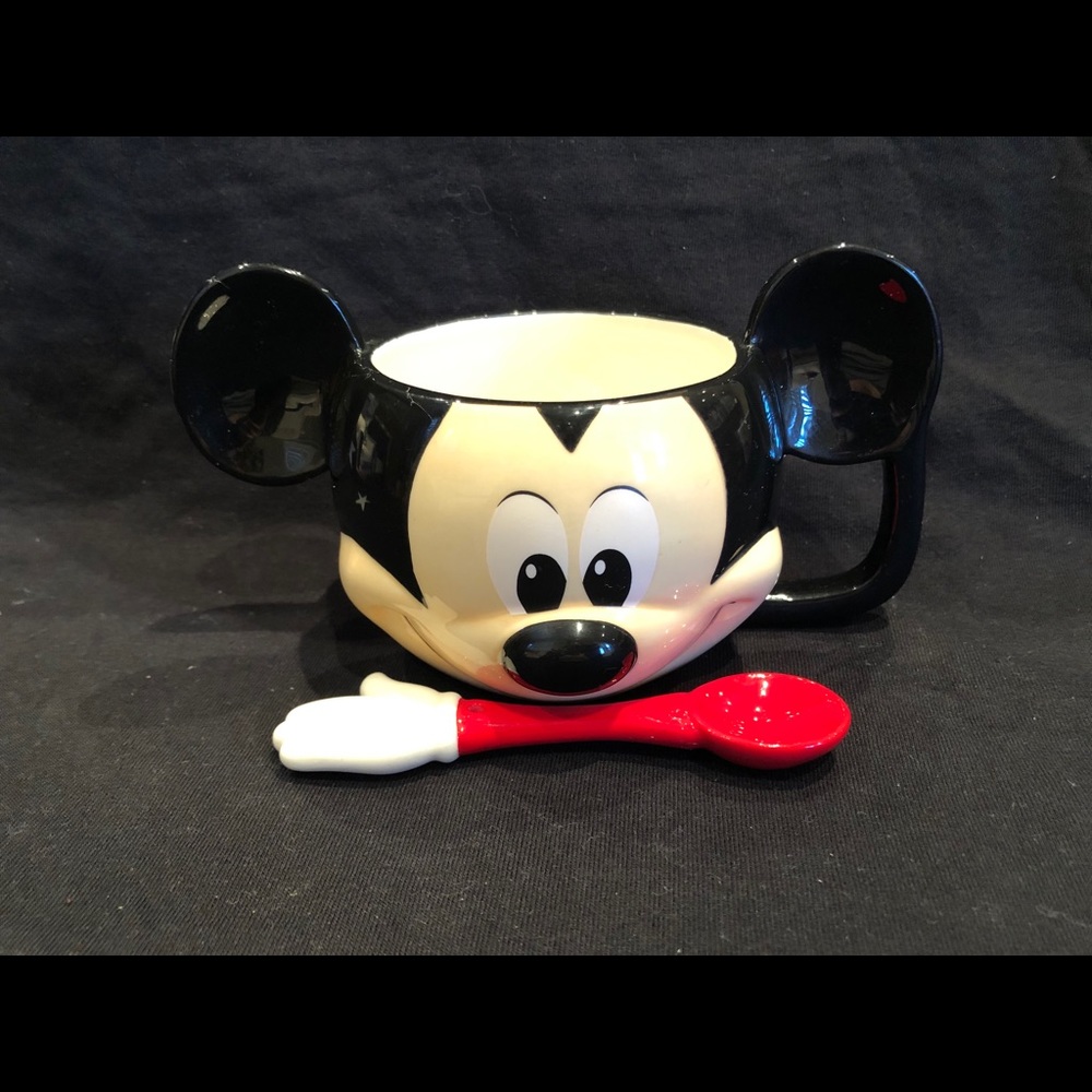 Mickey Mouse Mug and Spoon Set
